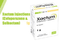 Xactum Injection 1g (Cefoperazone & Sulbactam)