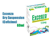 Excenza Dry Suspension 60ml (Cefixime)